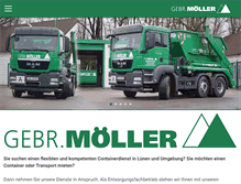 Tablet Screenshot of gebr-moeller.de